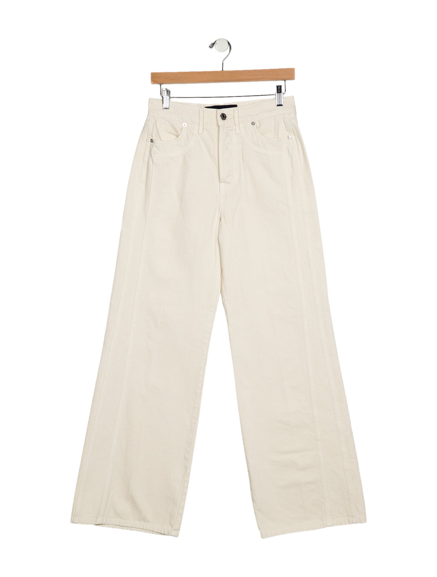 Veronica Beard High-Rise Wide Leg Jeans