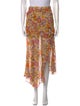 Veronica Beard Silk Midi Length Skirt