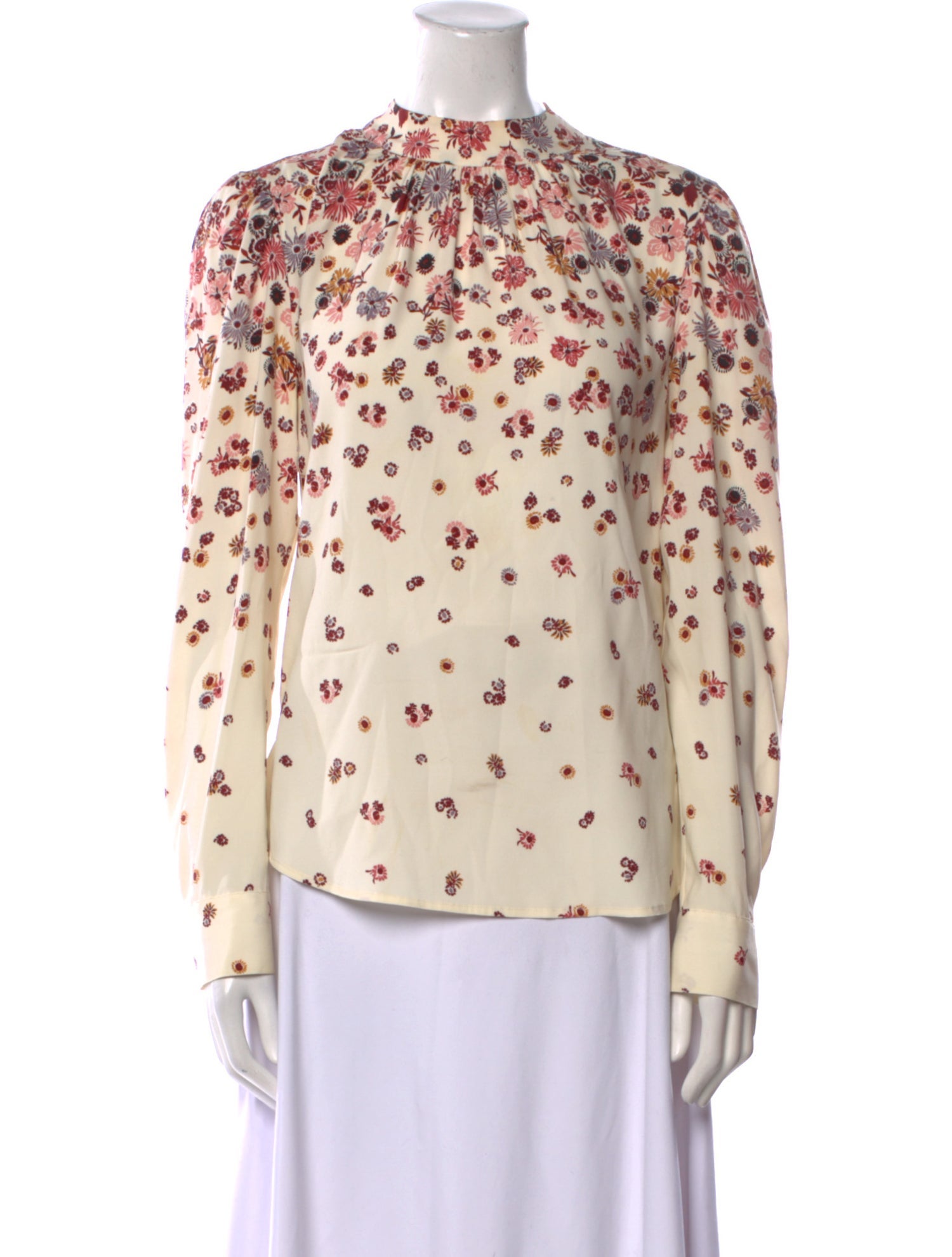 Veronica Beard Silk Printed Blouse