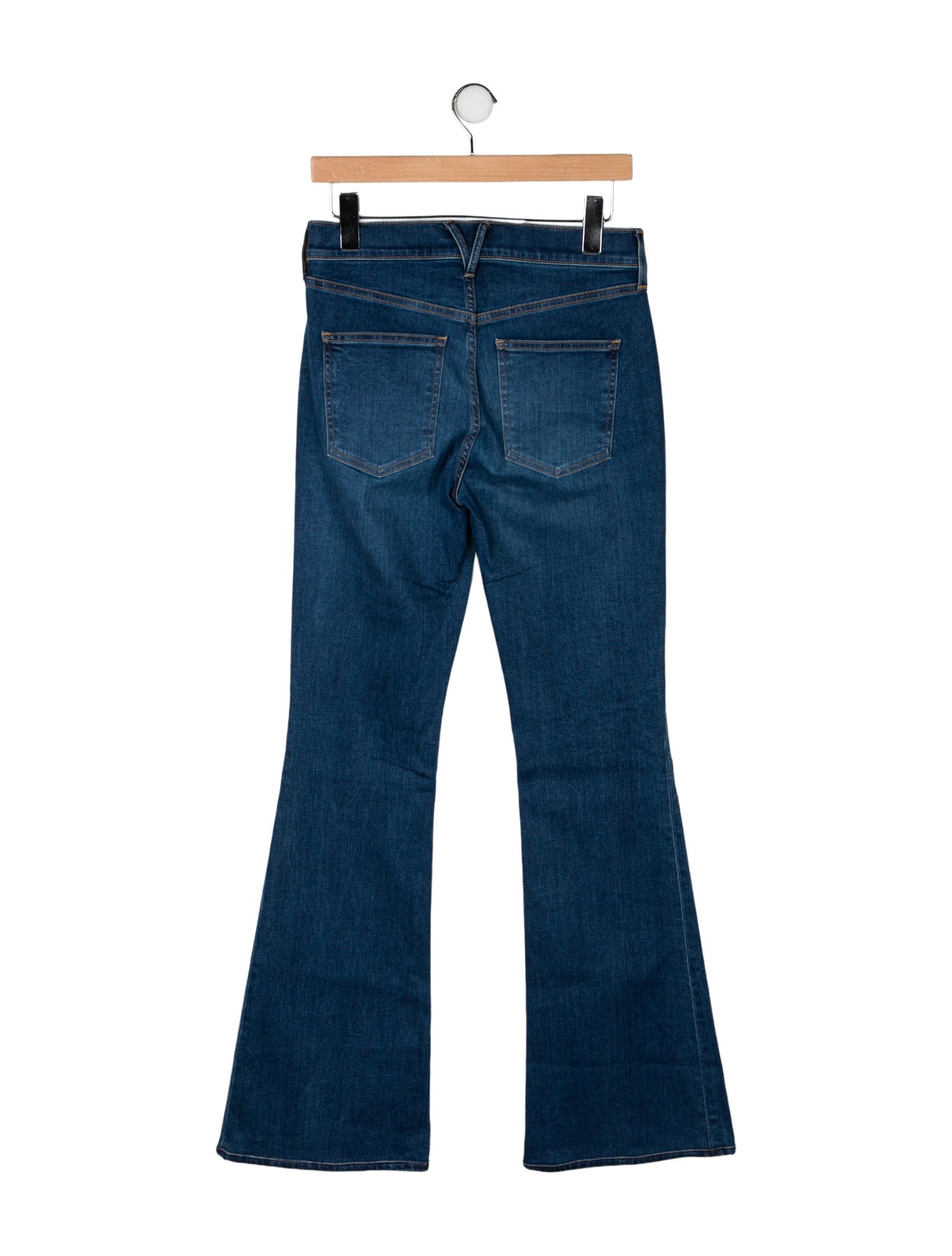 Veronica Beard Mid-Rise Wide Leg Jeans