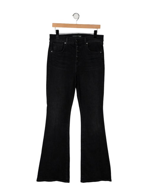 Veronica Beard High-Rise Wide Leg Jeans