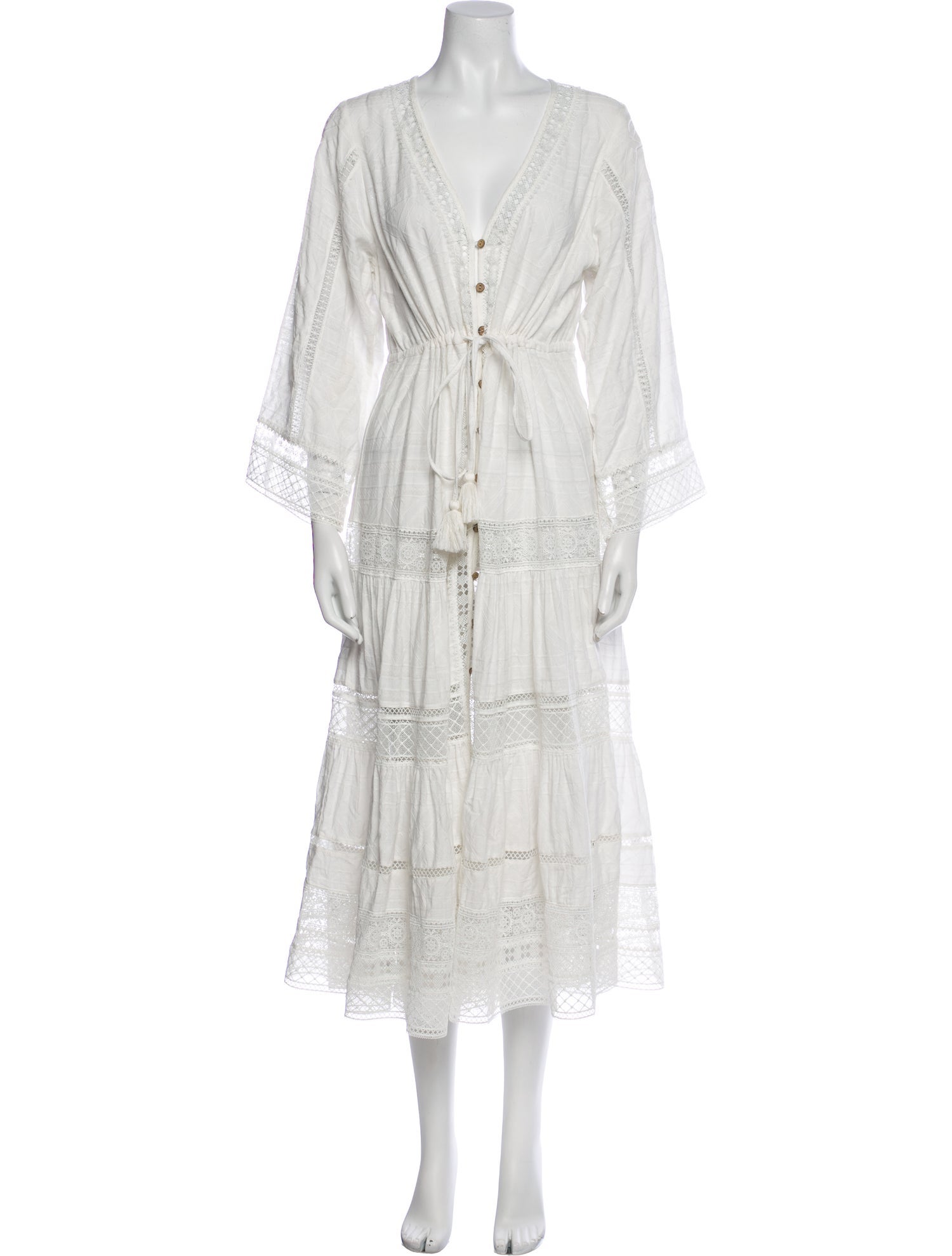 Veronica Beard V-Neck Long Dress