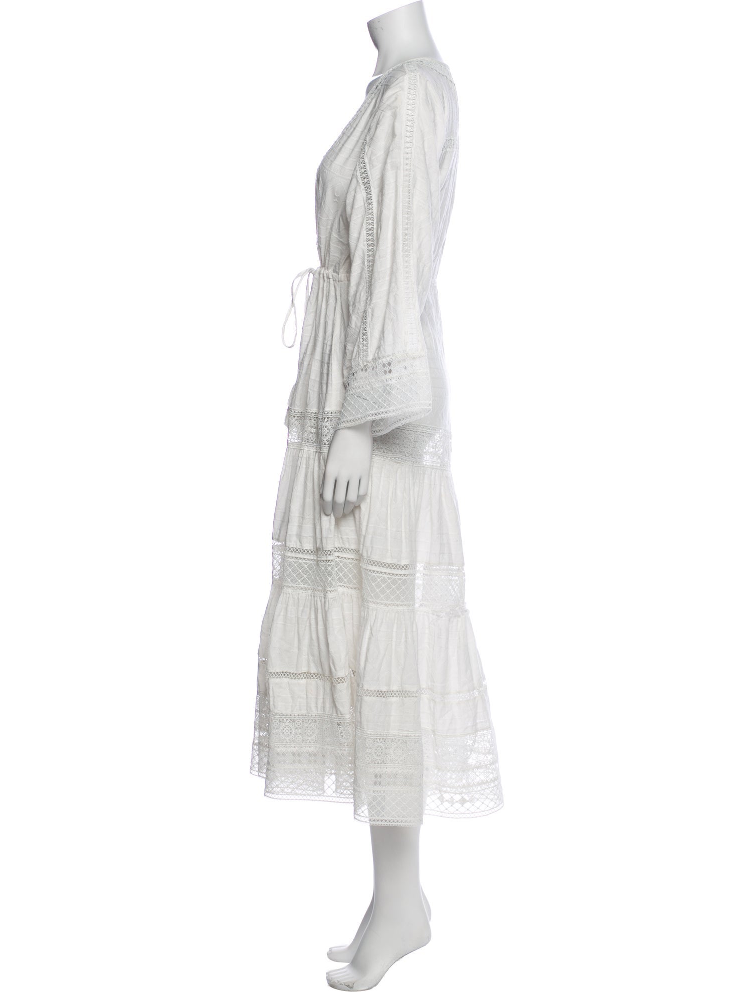 Veronica Beard V-Neck Long Dress