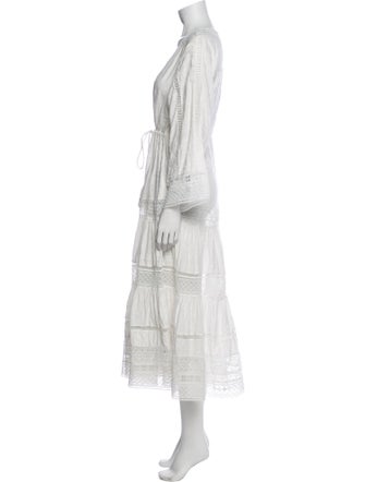 Veronica Beard V-Neck Long Dress