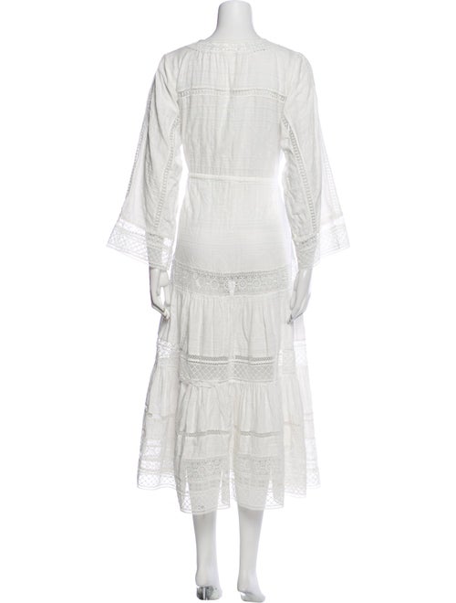 Veronica Beard V-Neck Long Dress