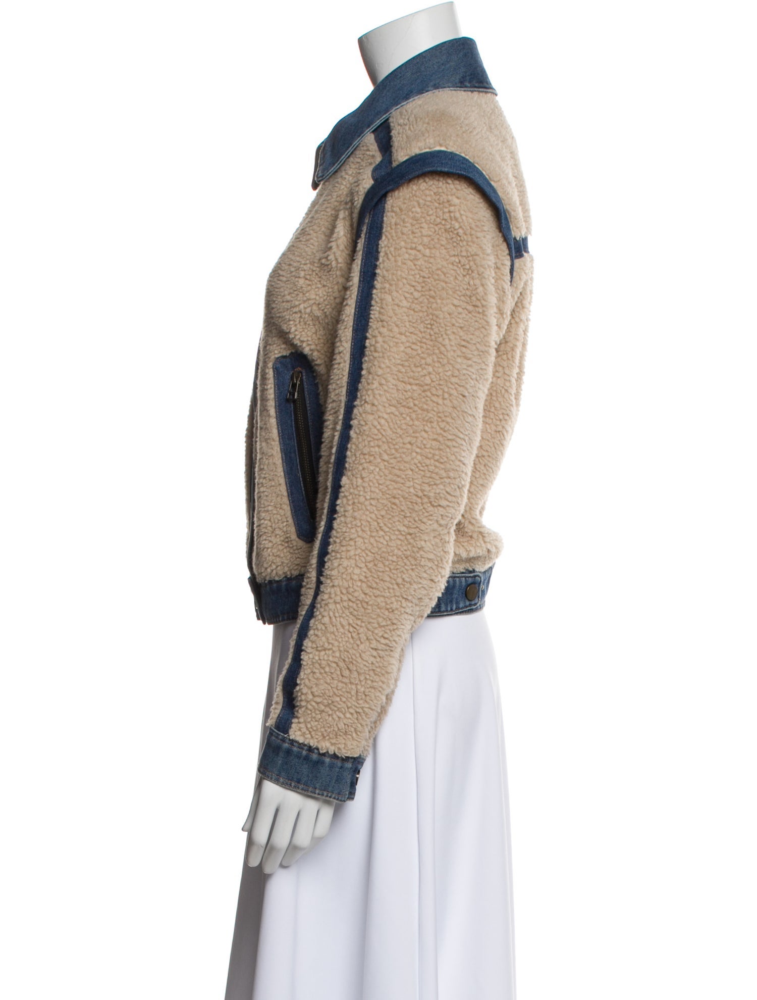 Veronica Beard Printed Denim Jacket