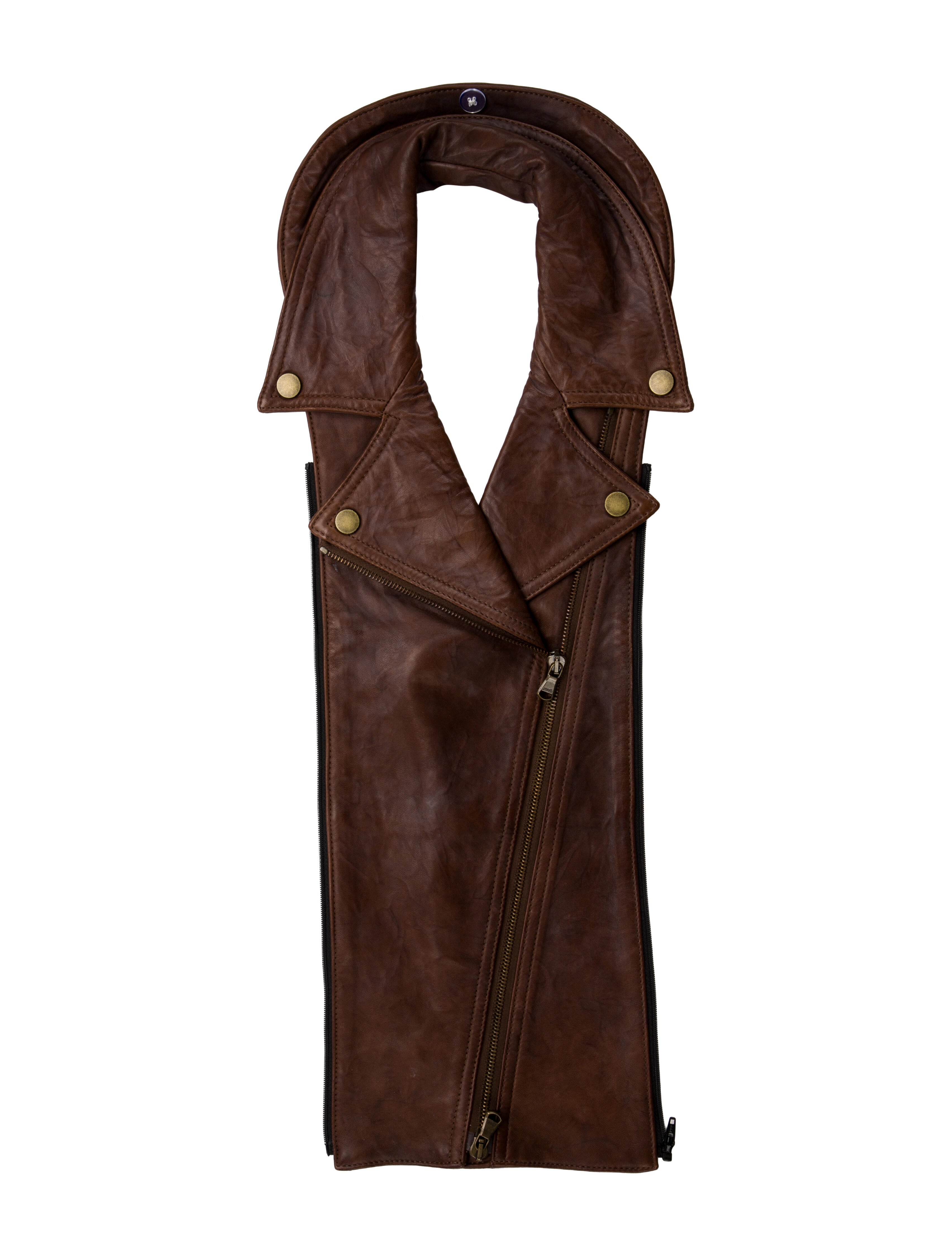 Veronica Beard Leather Dickey w/ Tags