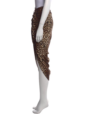 Veronica Beard Silk Midi Length Skirt