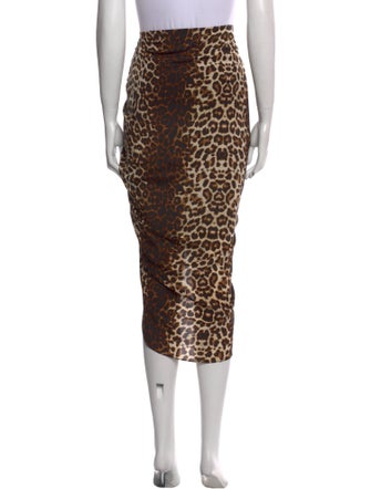 Veronica Beard Silk Midi Length Skirt