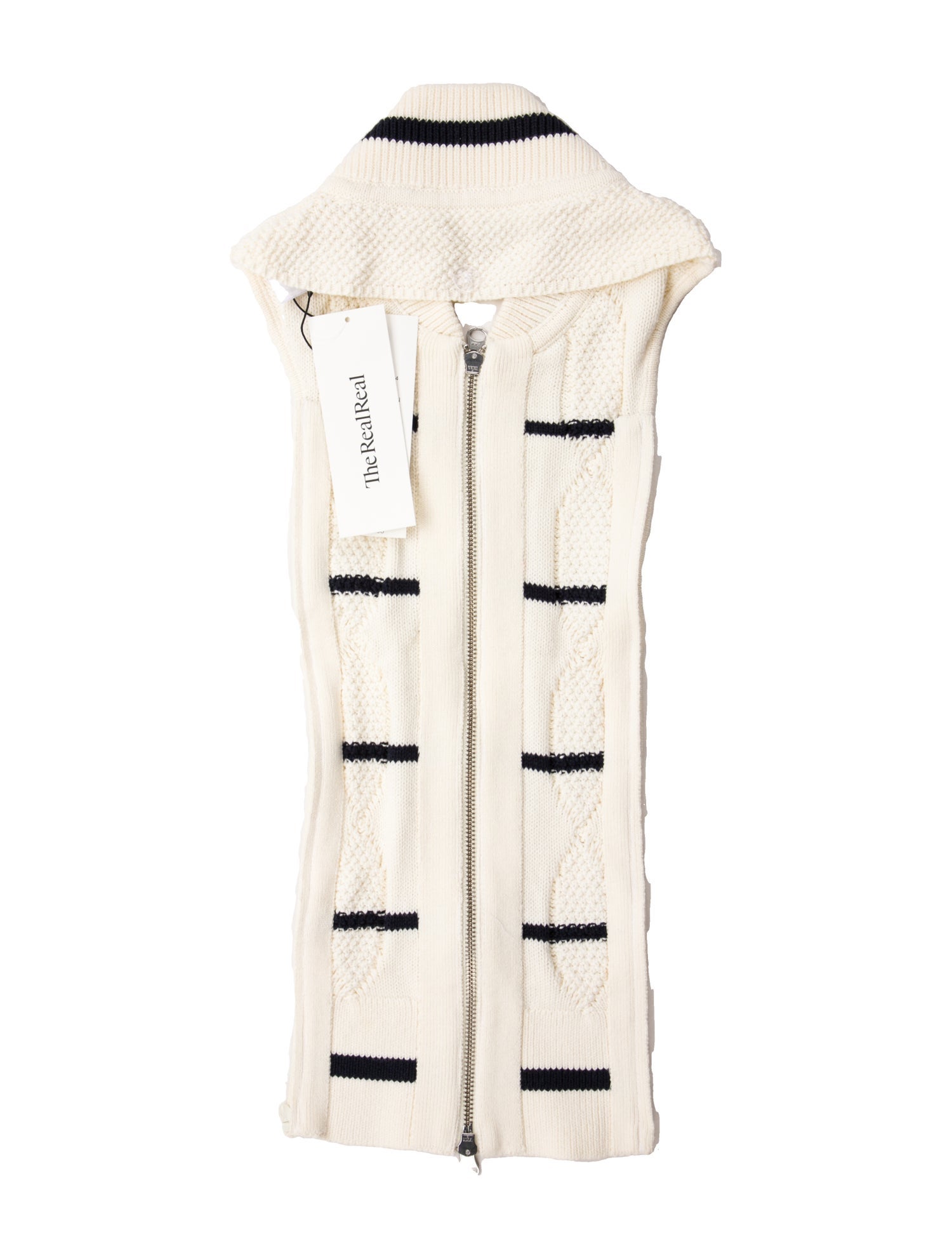 Veronica Beard Canvas Striped Dickey w/ Tags