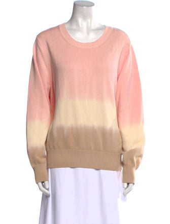 Veronica Beard Striped Scoop Neck Sweater