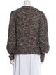 Veronica Beard Tweed Pattern Faux Fur Jacket