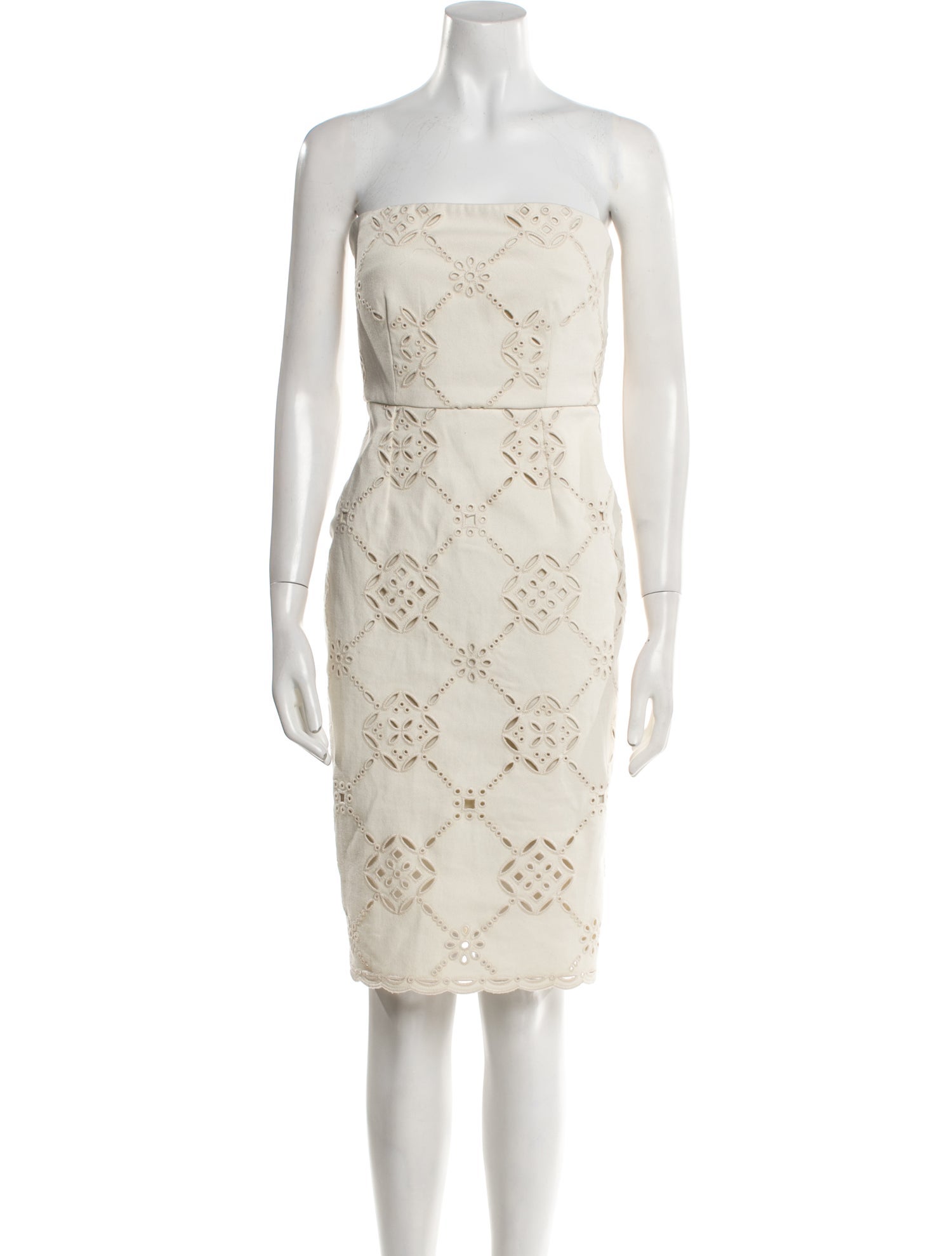 Veronica Beard Lace Pattern Mini Dress