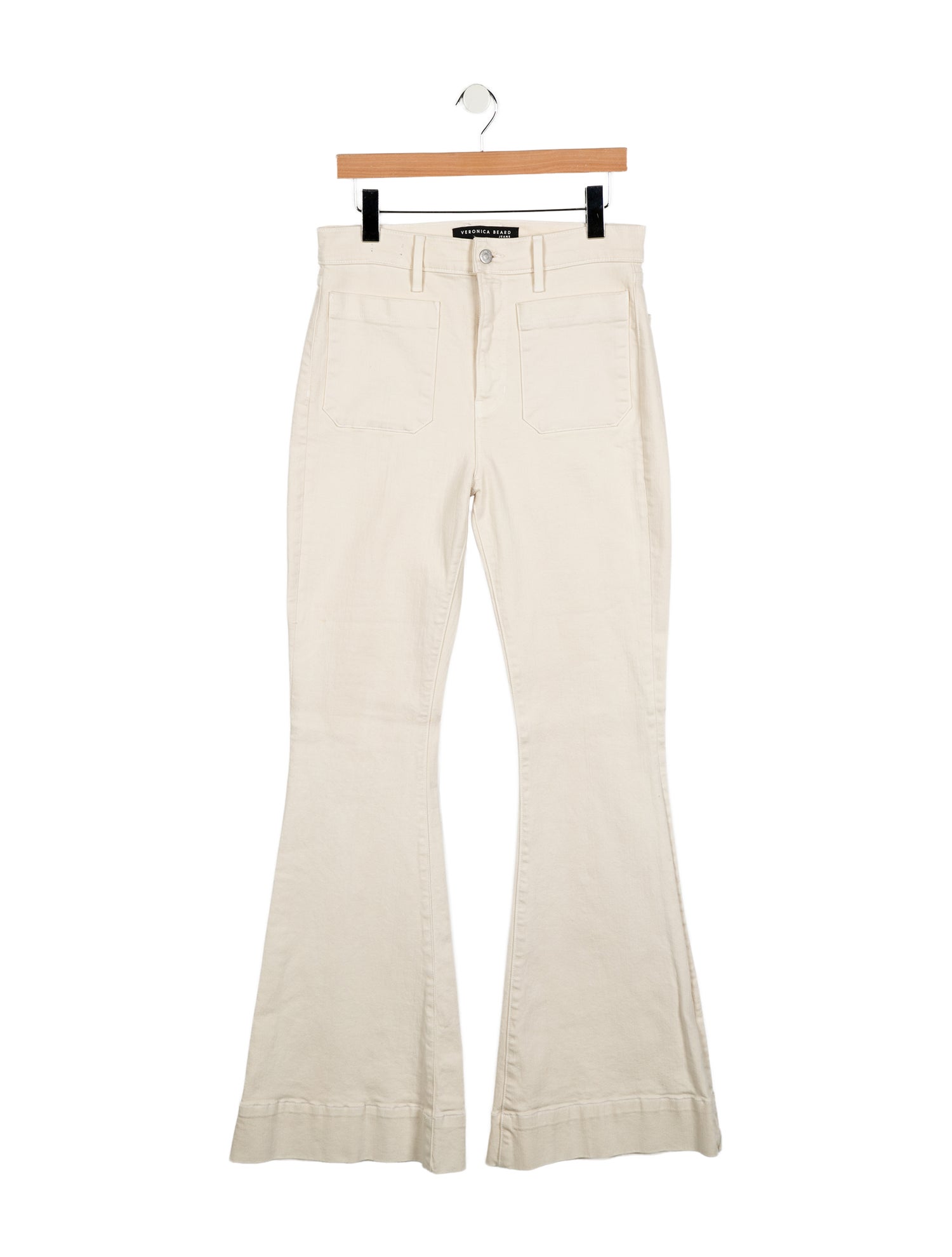 Veronica Beard High-Rise Wide Leg Jeans