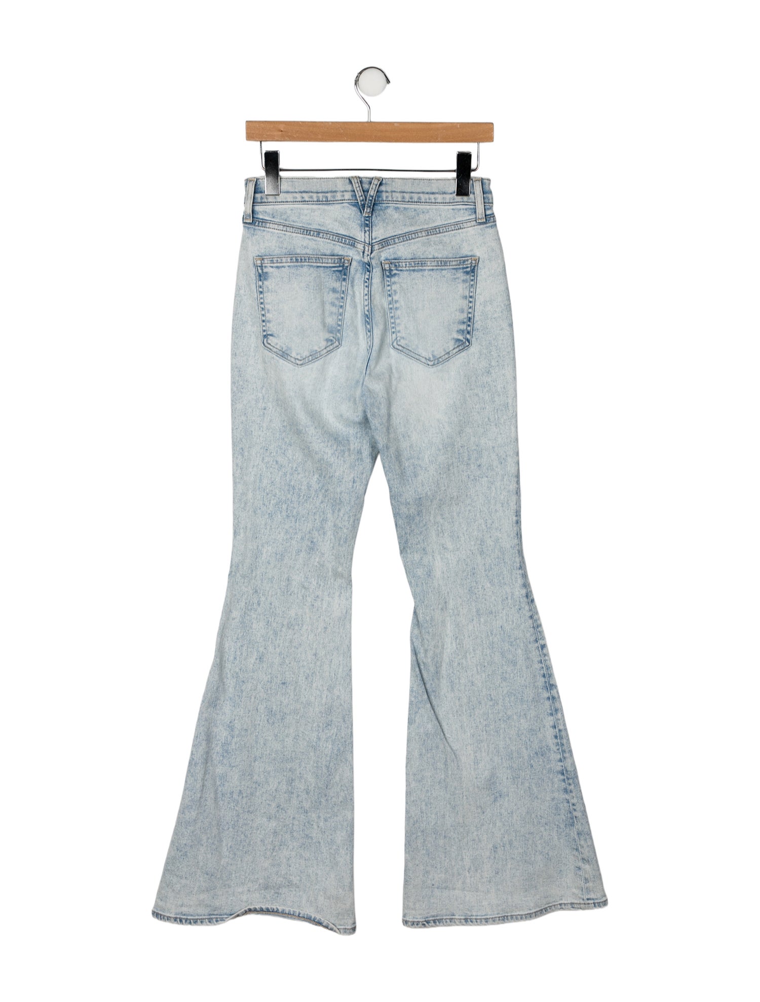Veronica Beard Mid-Rise Wide Leg Jeans