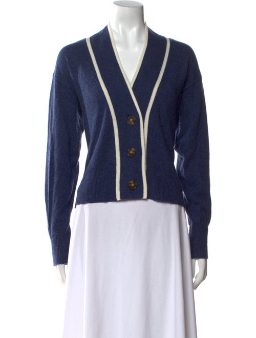 Veronica Beard Cashmere Colorblock Pattern Sweater