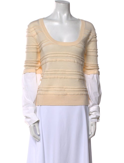 Veronica Beard Merino Wool Striped Sweater