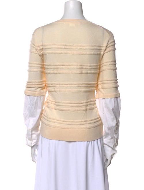 Veronica Beard Merino Wool Striped Sweater