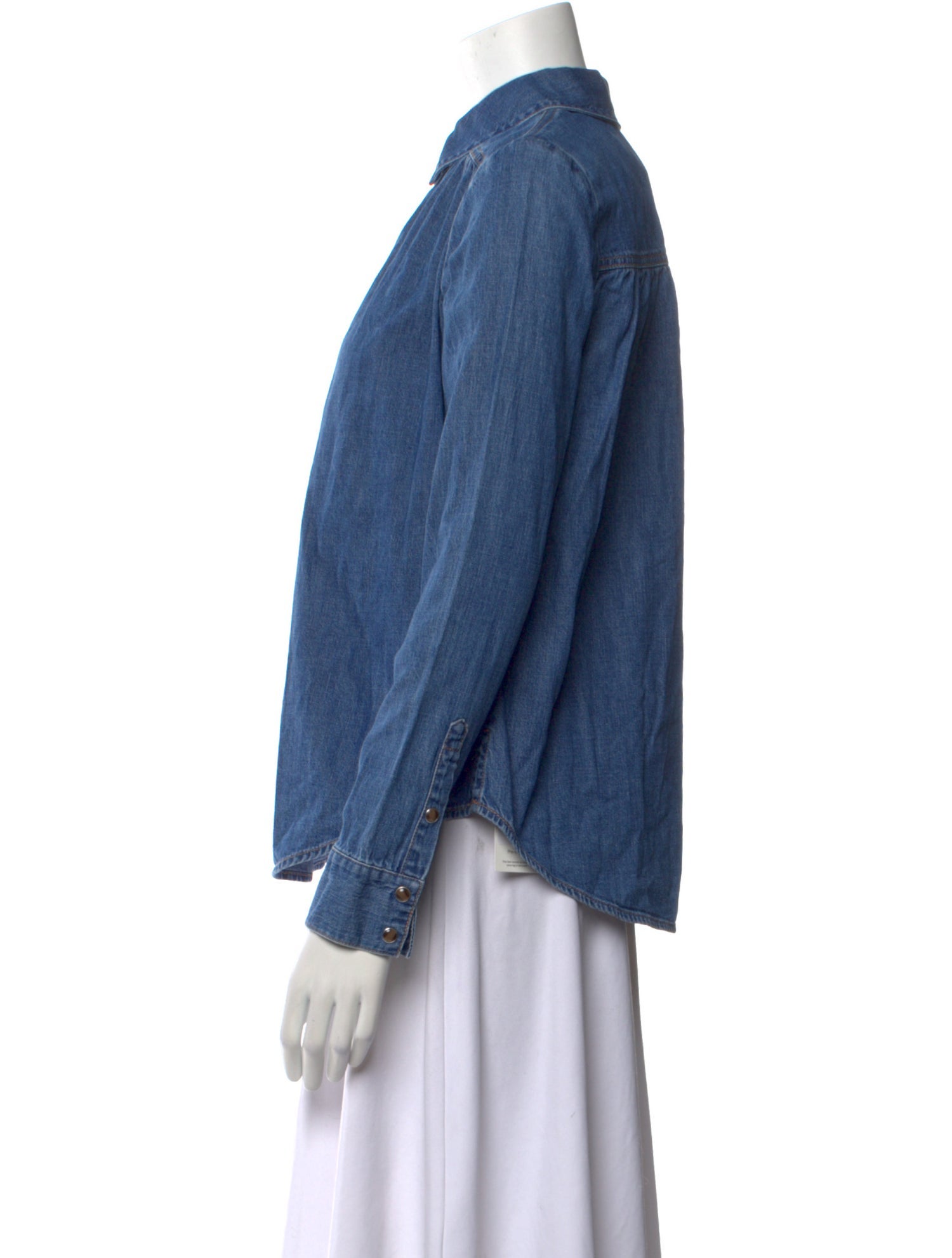 Veronica Beard Long Sleeve Button-Up Top