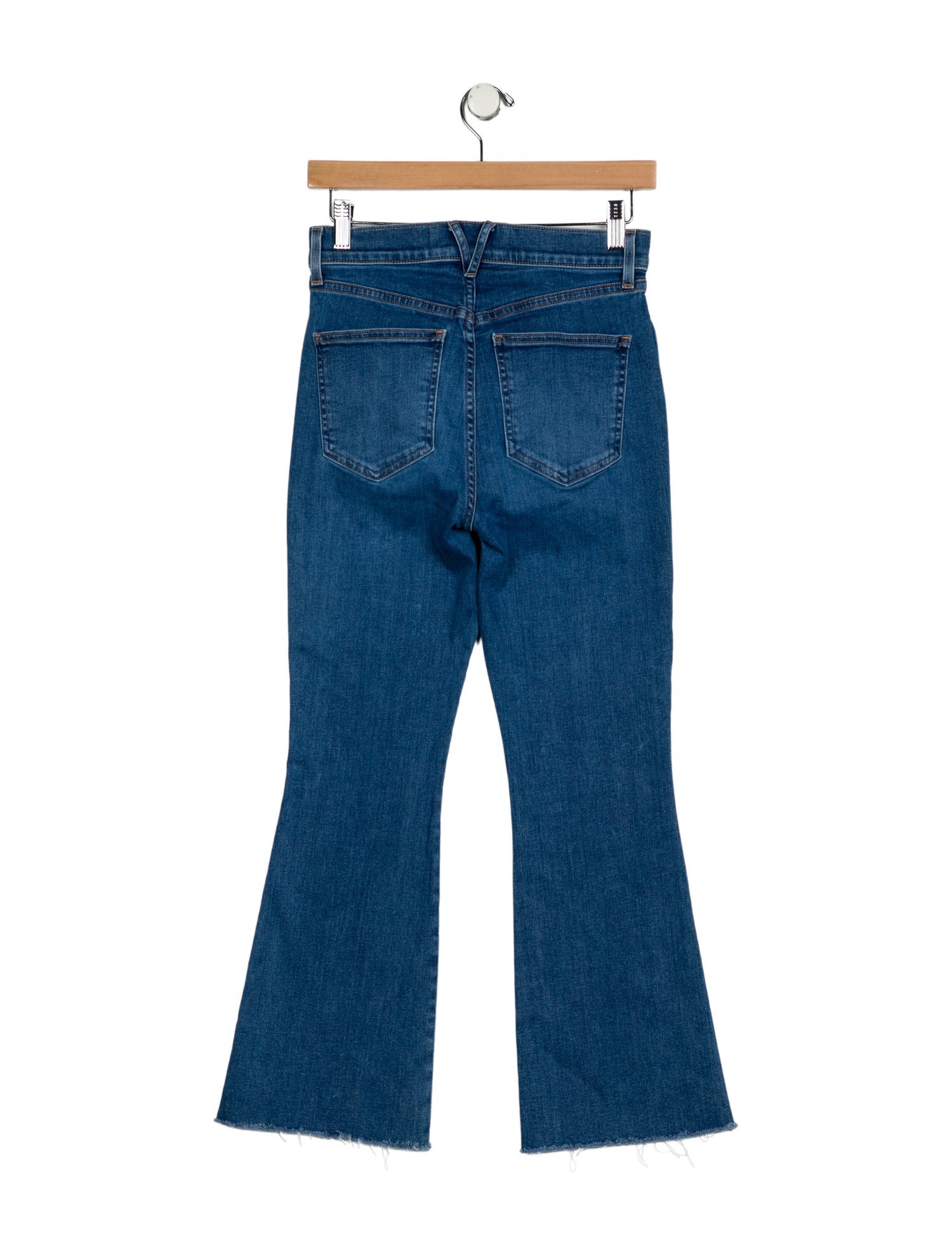 Veronica Beard Mid-Rise Wide Leg Jeans