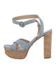 Veronica Beard Denim Sandals