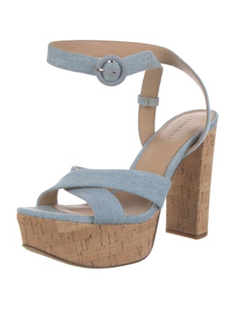 Veronica Beard Denim Sandals