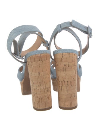 Veronica Beard Denim Sandals