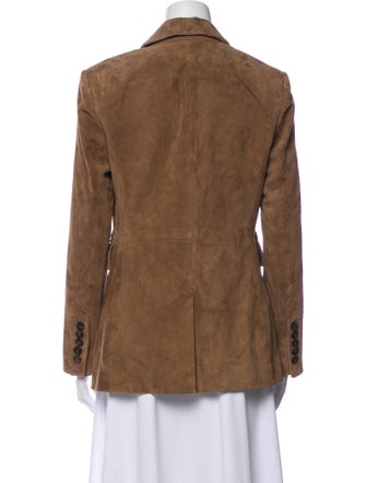 Veronica Beard Lamb Leather Blazer