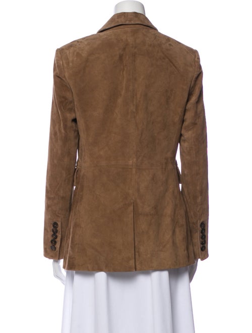 Veronica Beard Lamb Leather Blazer