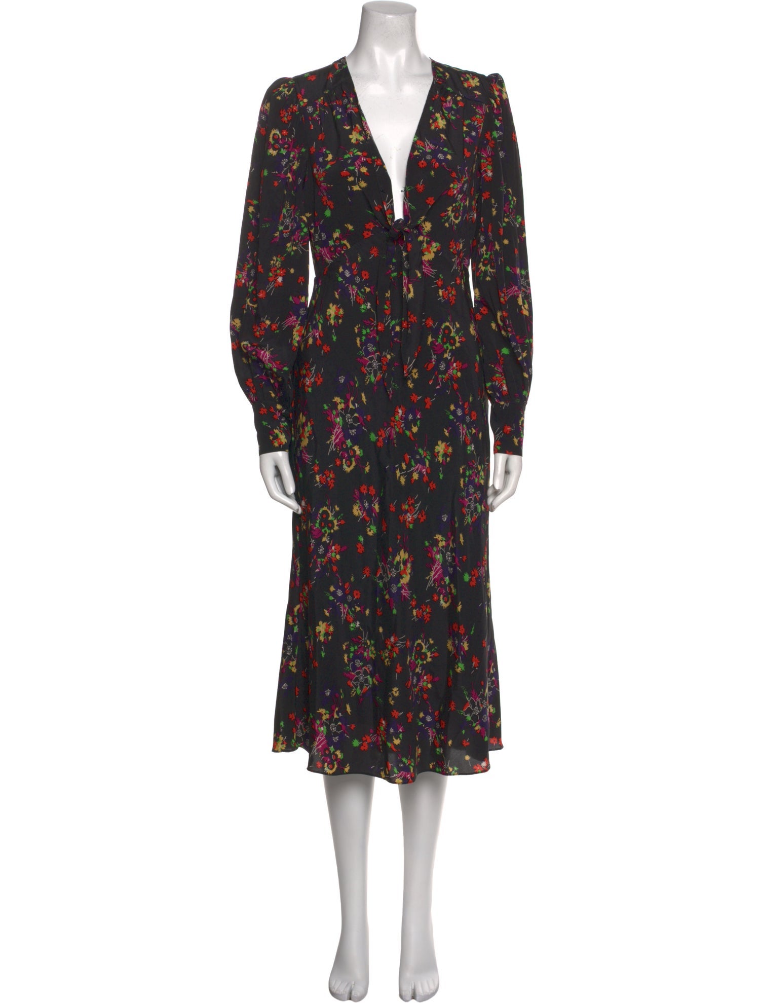 Veronica Beard Silk Midi Length Dress