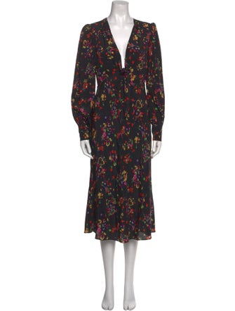 Veronica Beard Silk Midi Length Dress