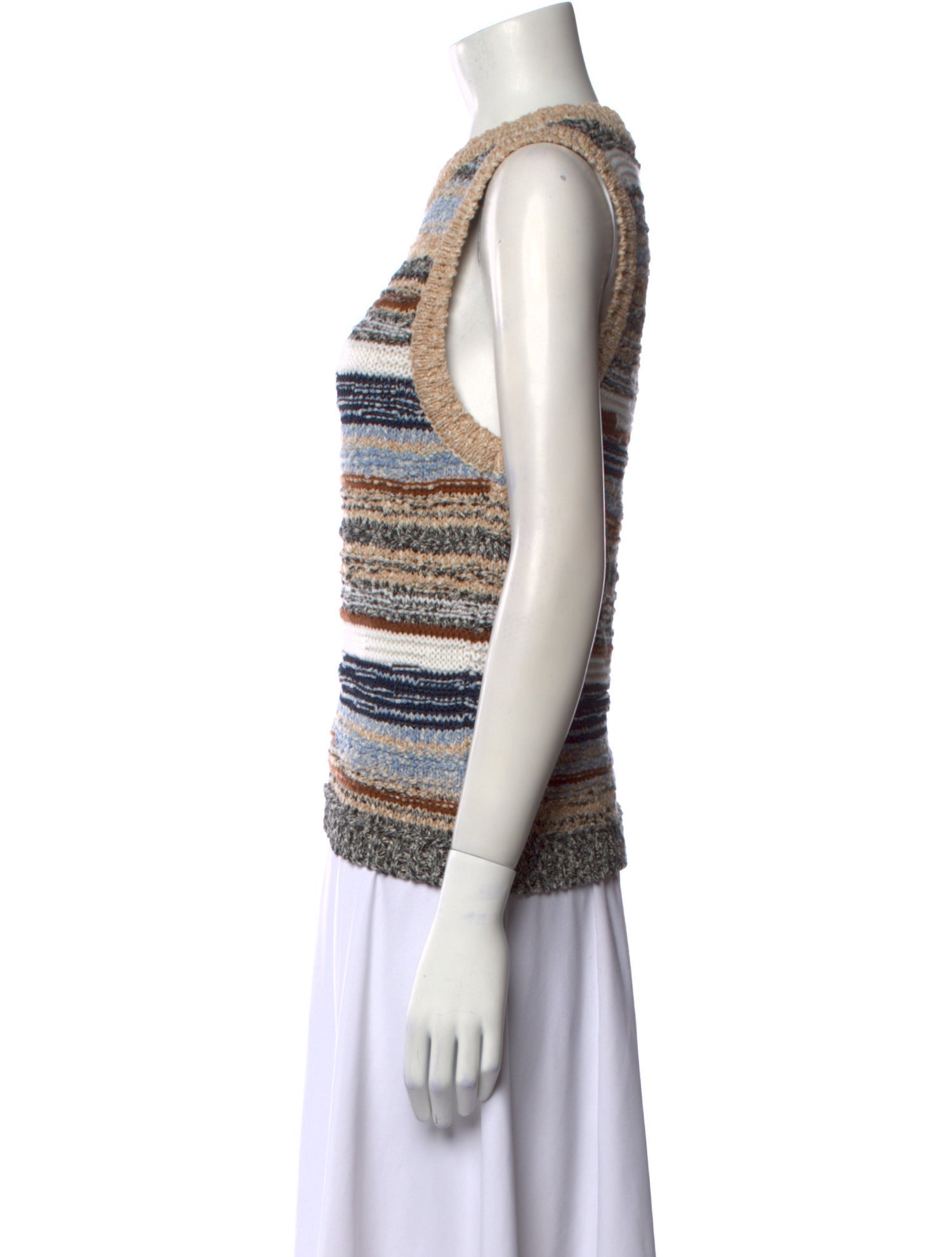 Veronica Beard Striped Crew Neck Sweater w/ Tags