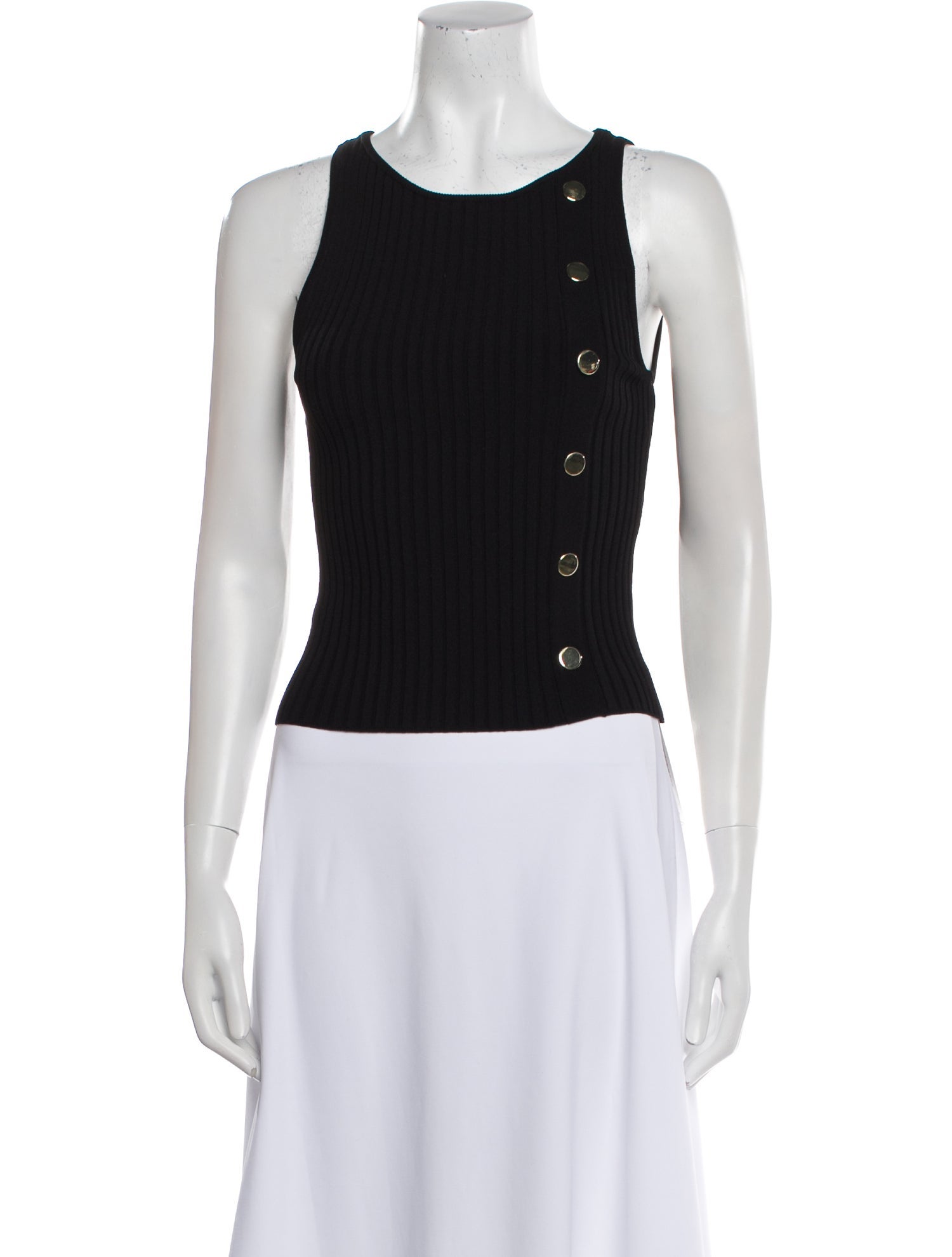 Veronica Beard Scoop Neck Sleeveless Crop Top w/ Tags