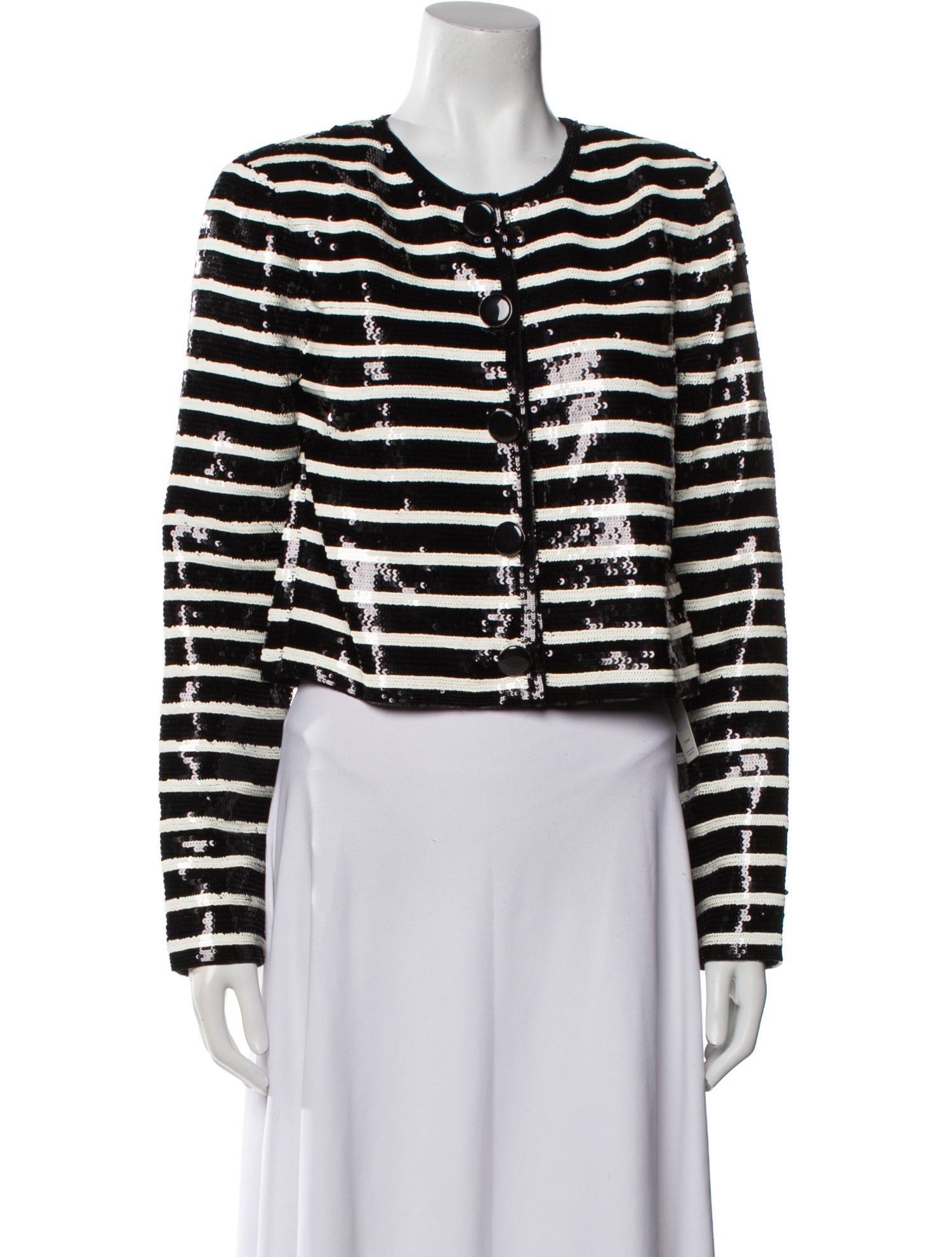 Veronica Beard Striped Evening Jacket