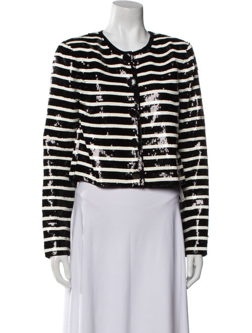 Veronica Beard Striped Evening Jacket