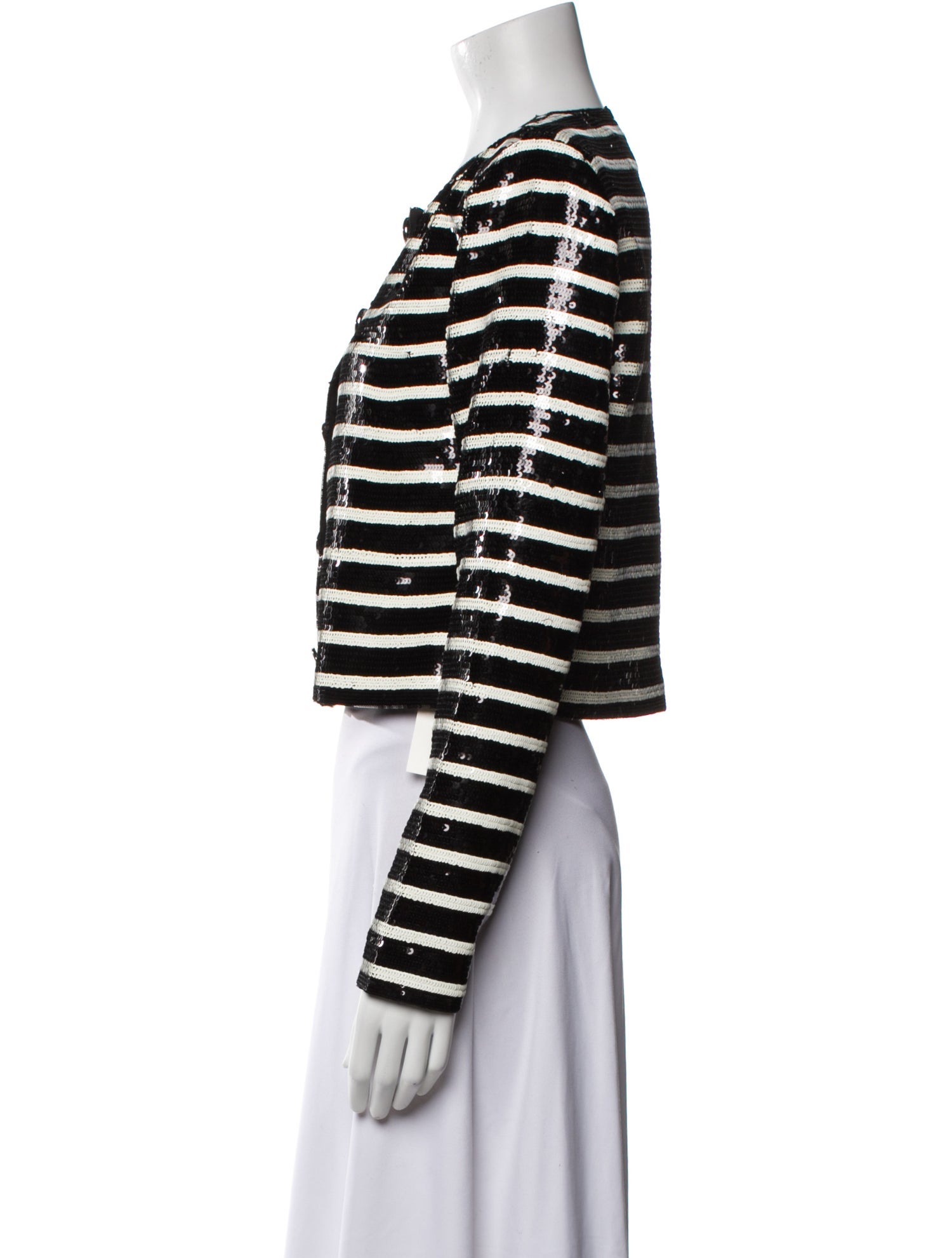 Veronica Beard Striped Evening Jacket