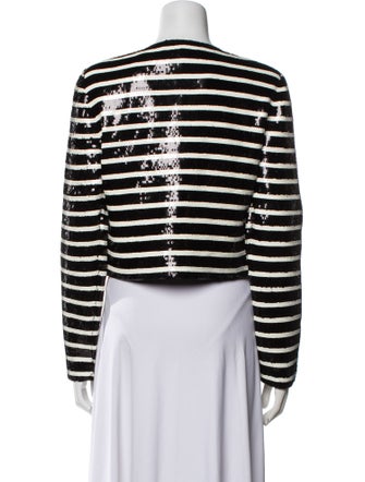Veronica Beard Striped Evening Jacket