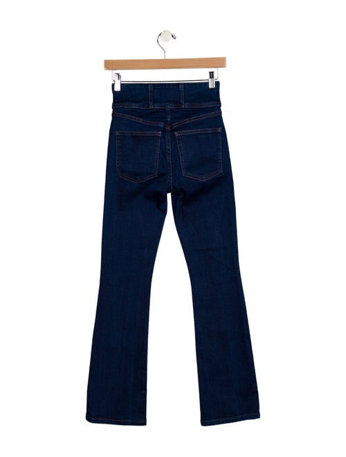 Veronica Beard Mid-Rise Straight Leg Jeans