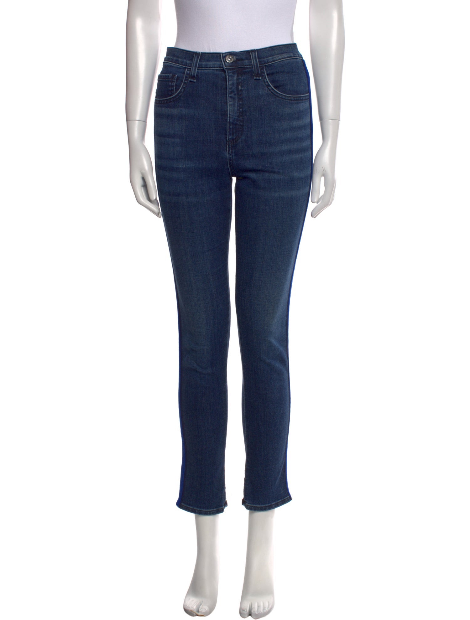 Veronica Beard High-Rise Skinny Leg Jeans