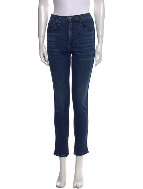 Veronica Beard High-Rise Skinny Leg Jeans