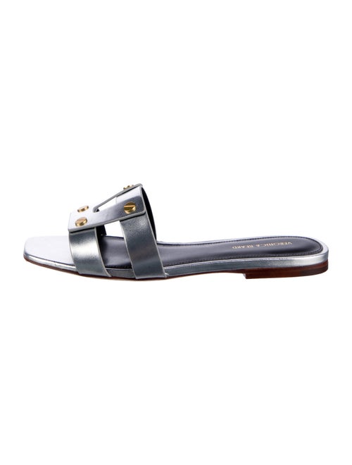 Veronica Beard Leather Slides