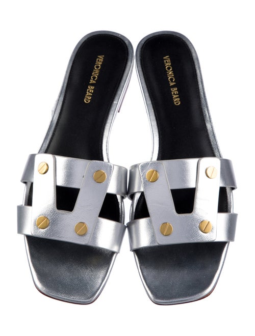 Veronica Beard Leather Slides