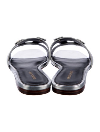 Veronica Beard Leather Slides