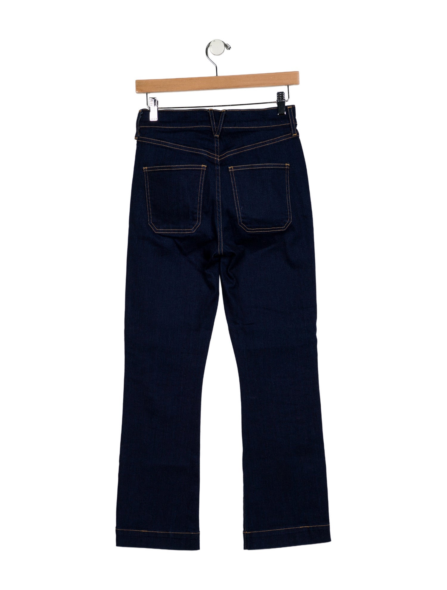 Veronica Beard Mid-Rise Straight Leg Jeans