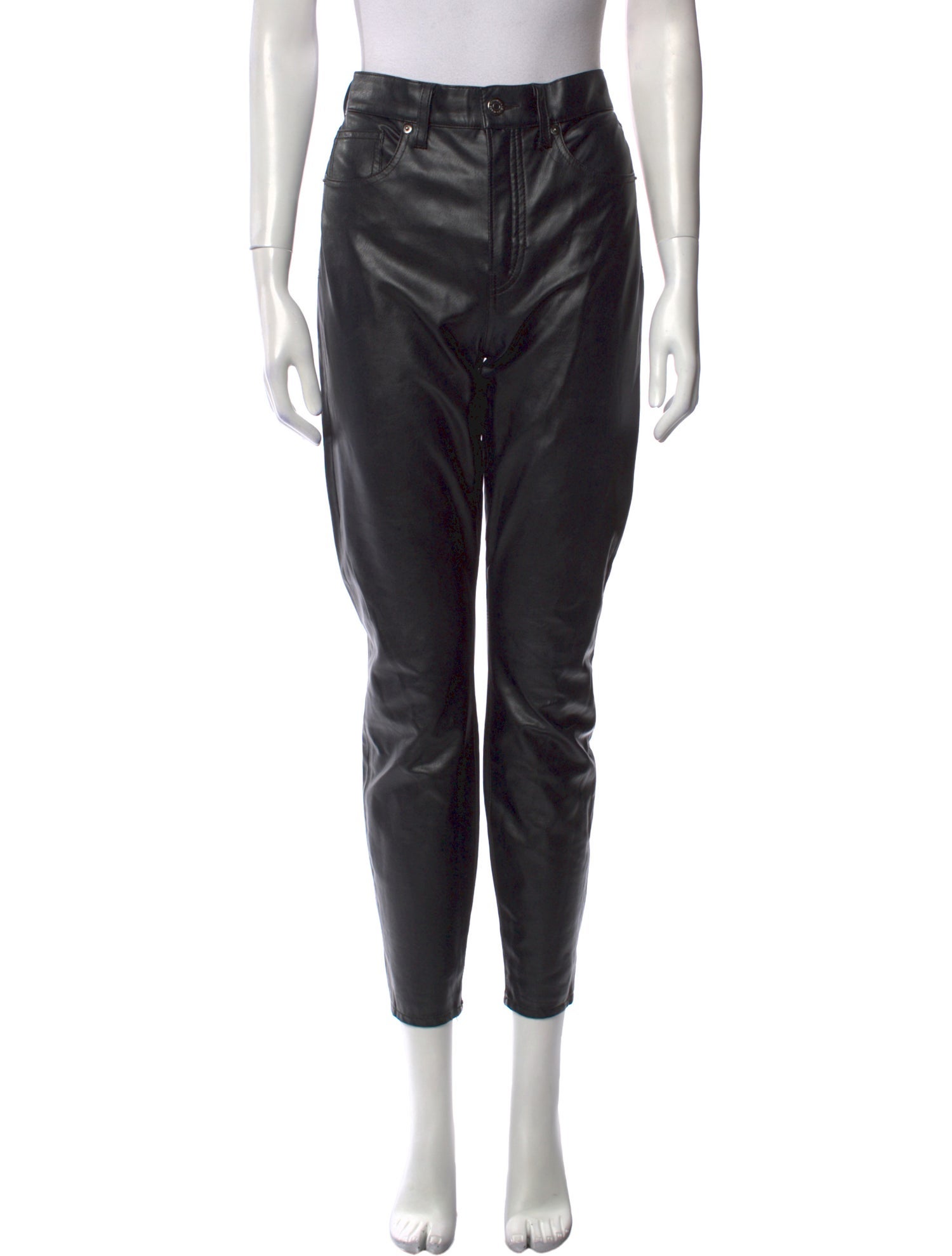 Veronica Beard Faux Leather Skinny Leg Pants