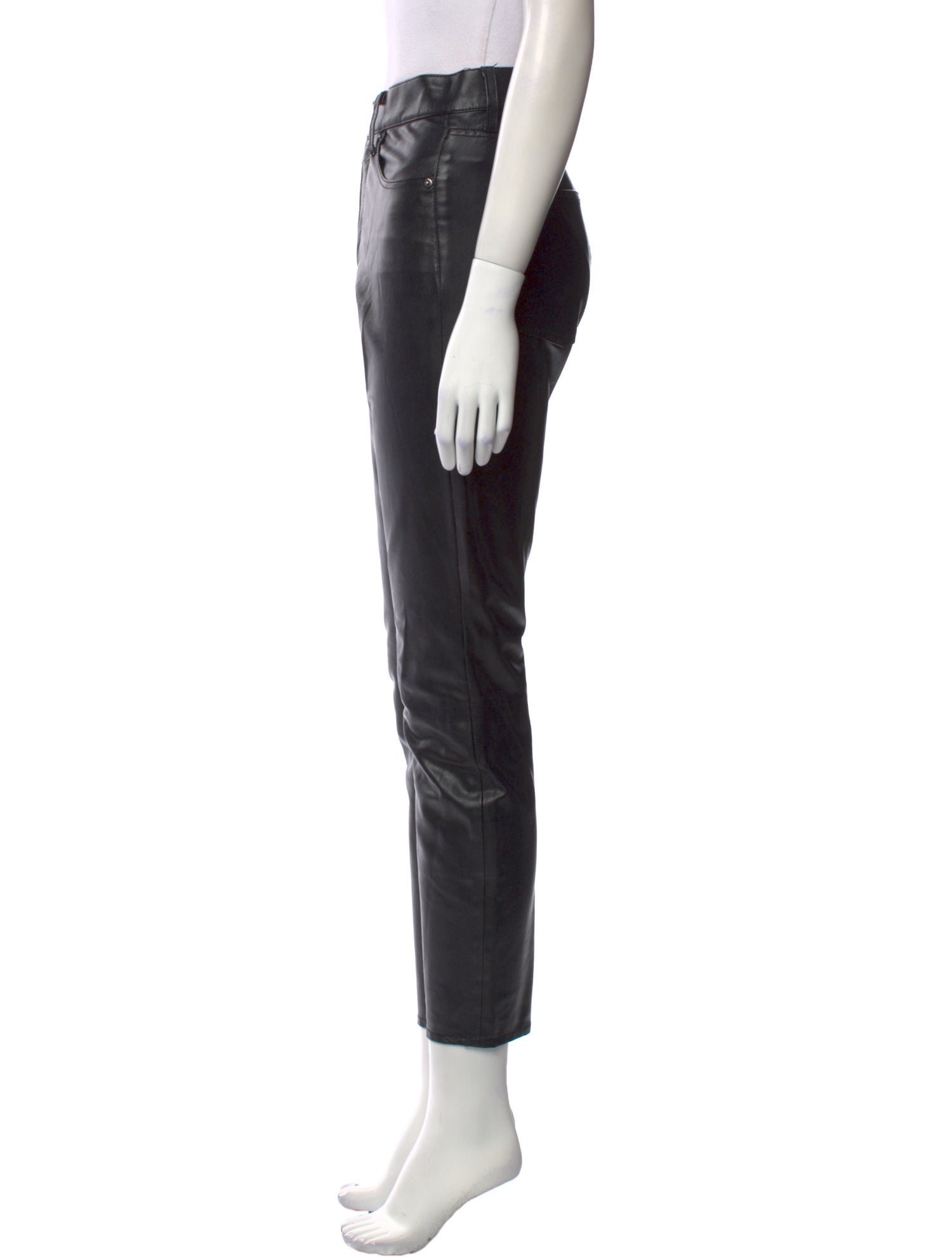 Veronica Beard Faux Leather Skinny Leg Pants