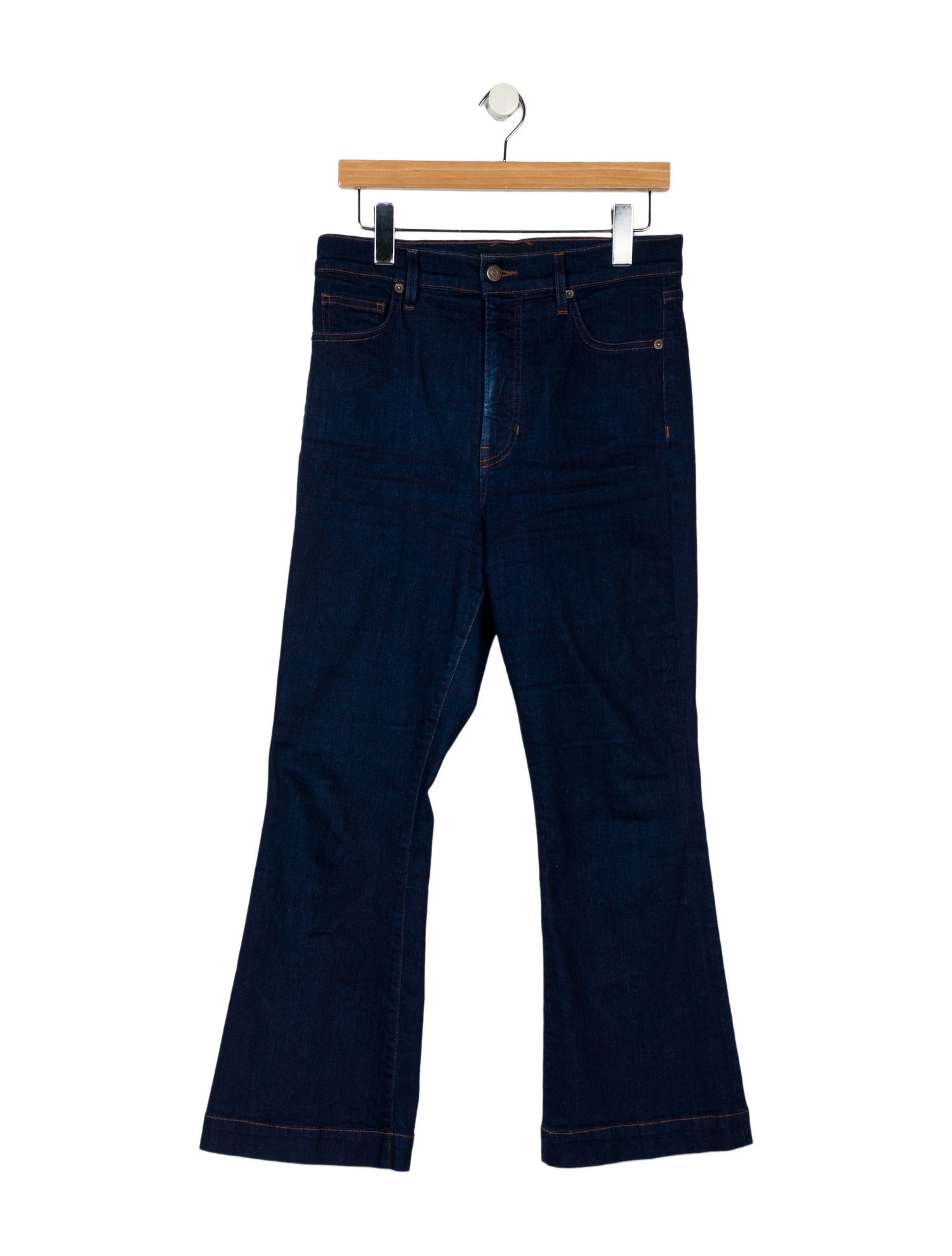Veronica Beard High-Rise Wide Leg Jeans