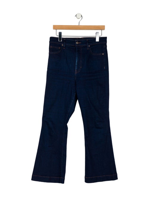 Veronica Beard High-Rise Wide Leg Jeans