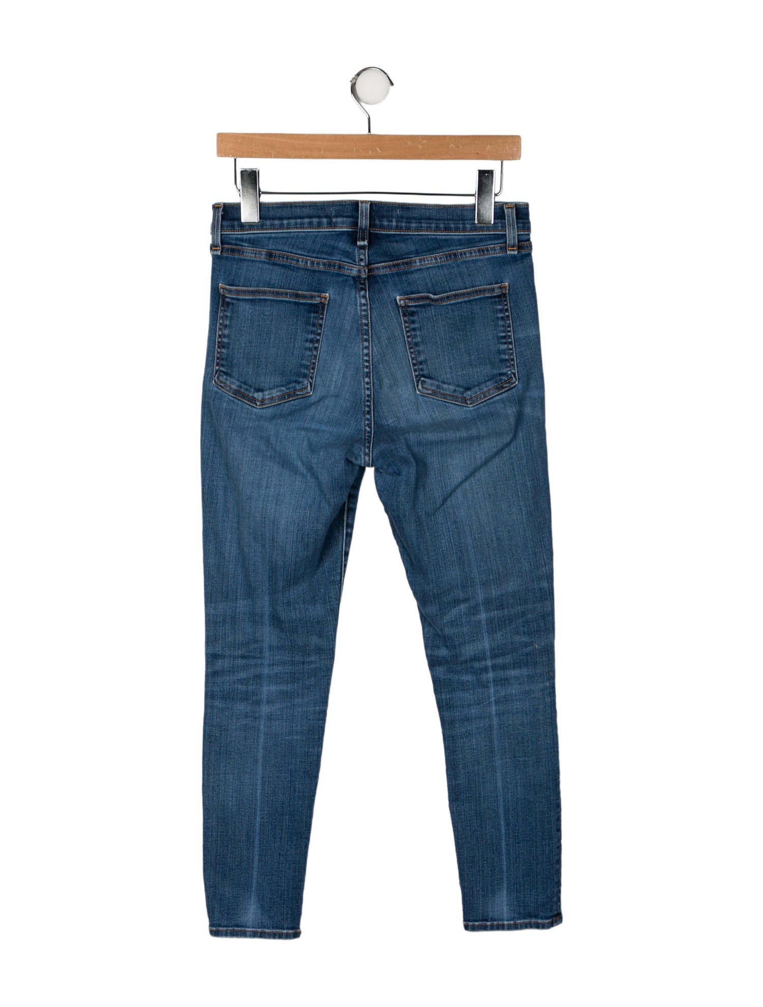 Veronica Beard Mid-Rise Skinny Leg Jeans