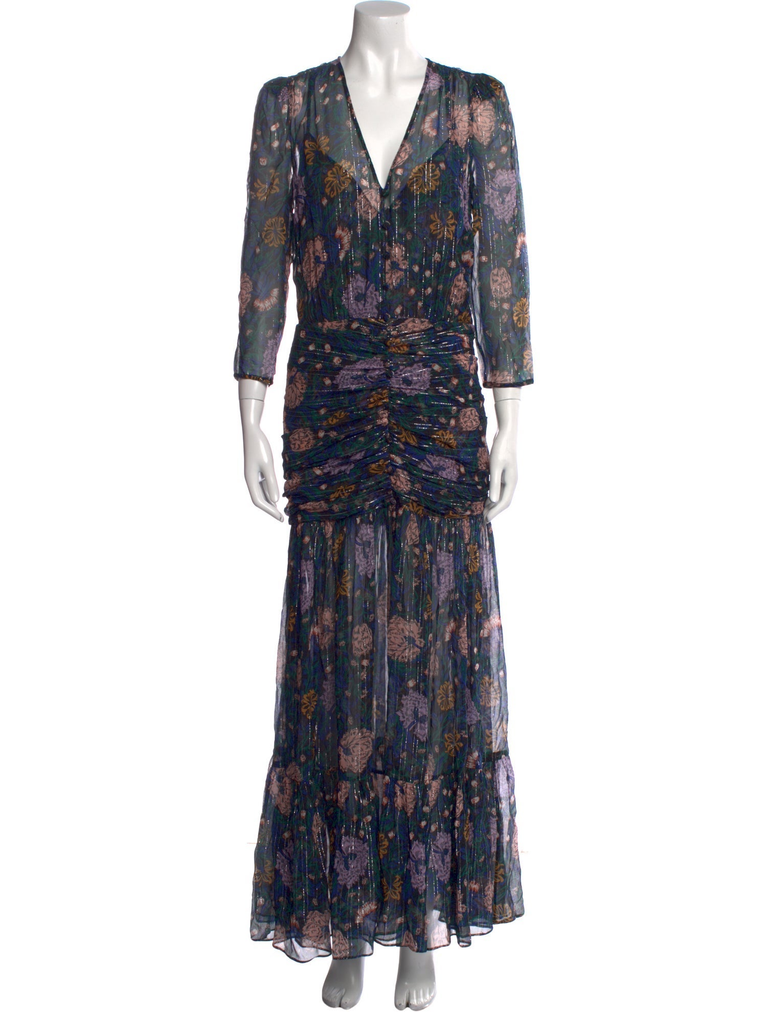 Veronica Beard Silk Long Dress